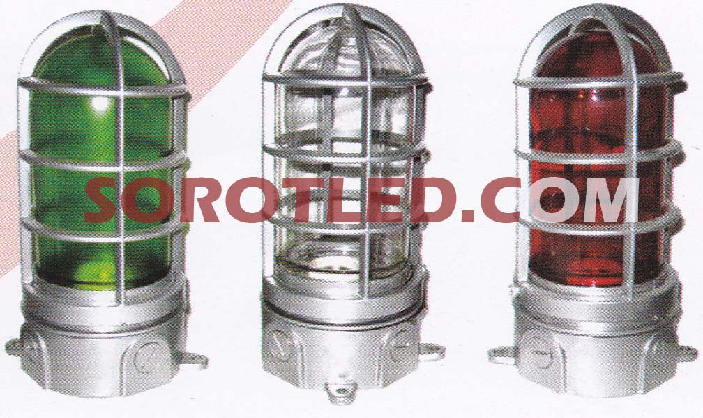 Lampu Menara Warna Merah Hijau Putih